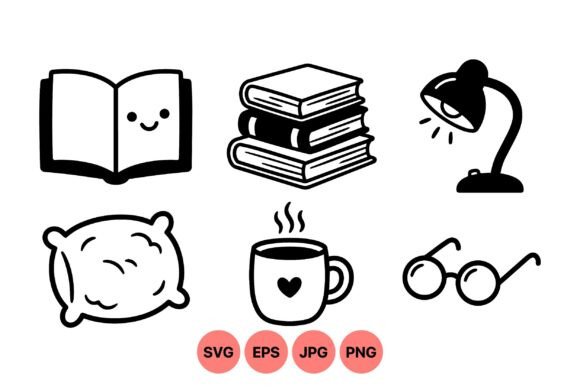 Cozy Reading Time Icon Set: Designer Review