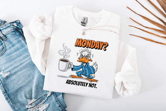 Funny Sassy Duck Monday Absolutely Not: A Designer's Review