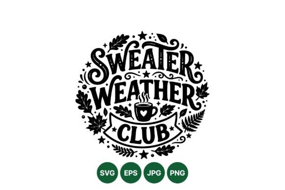 Sweater Weather Cozy Design: Graphics & Illustrations Review